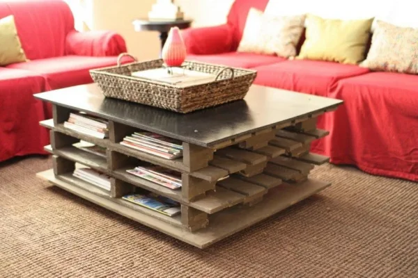 8. Muebles y accesorios elaborados con palés reciclados