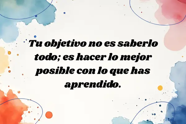 Frases de motivación para estudiantes antes de un examen