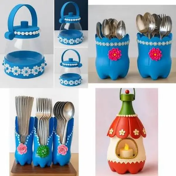 Manualidades con botellas de plástico