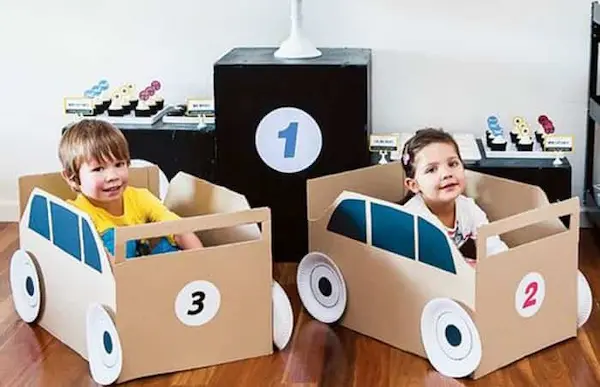 Manualidades con cajas de cartón