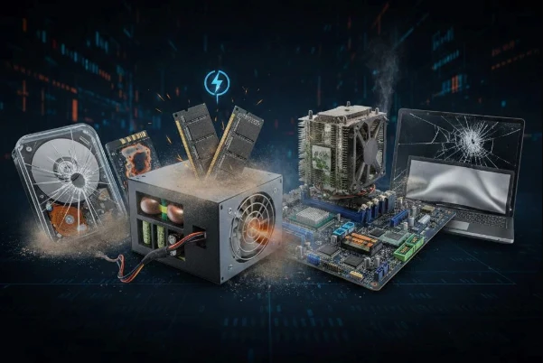¿Cuáles son las 15 principales partes de una computadora?
